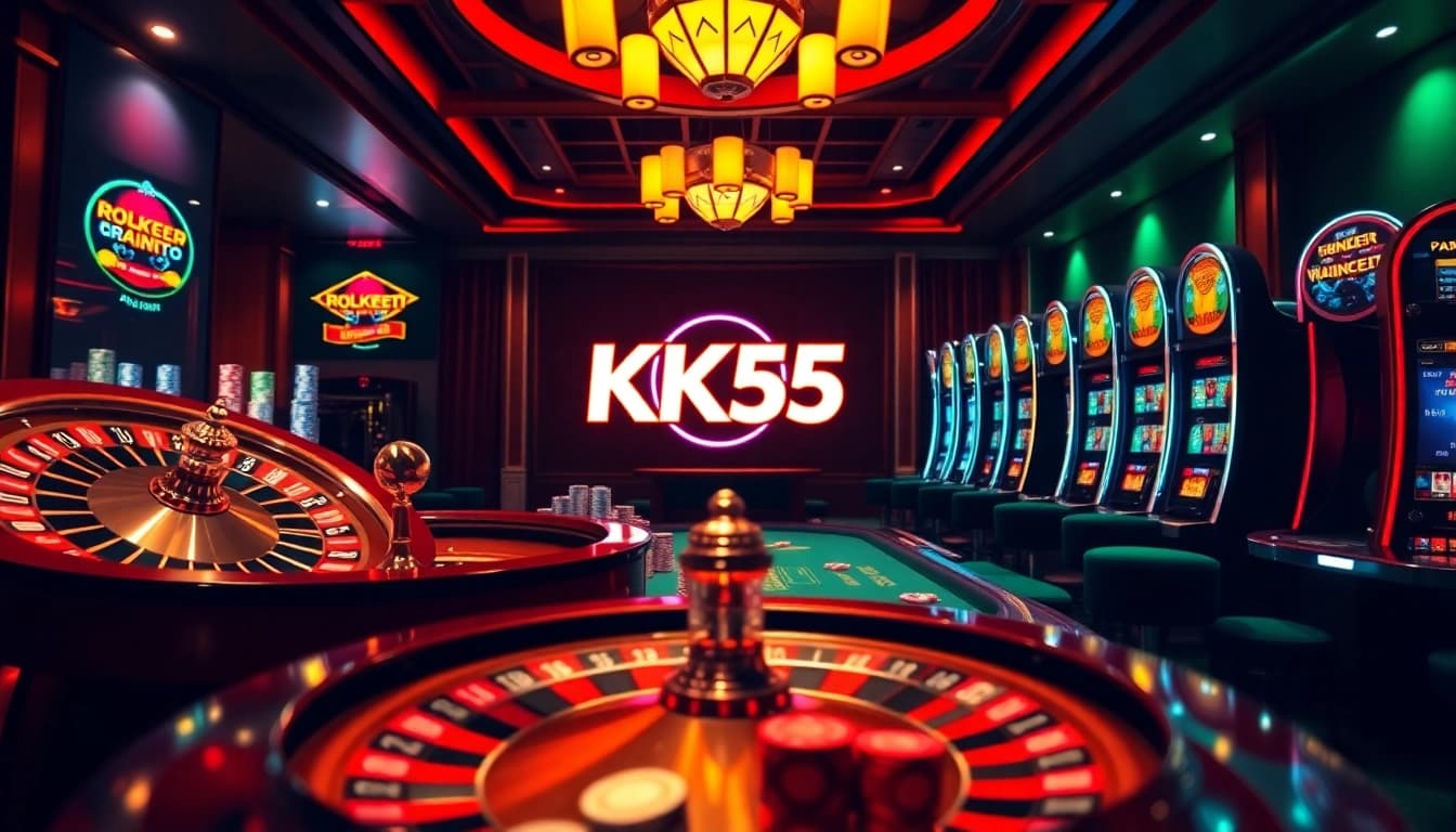 Play engaging games at KK55, where excitement meets professionalism in online gambling.
