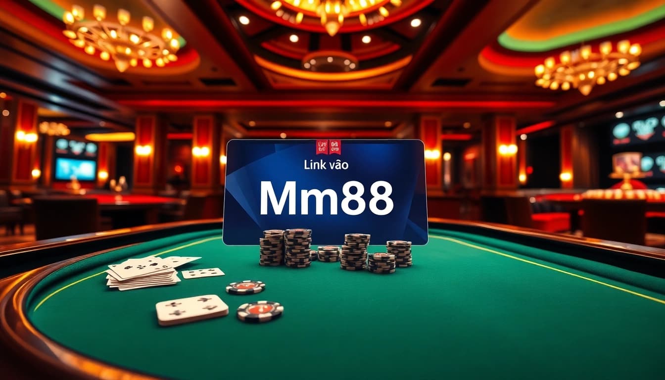 Experience the thrill of online gaming with Link vào Mm88 at a luxurious casino atmosphere.