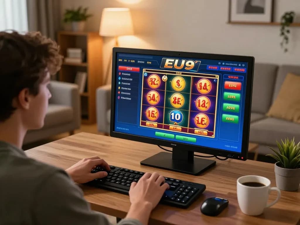 Engage in thrilling gameplay at EU9 with vibrant mobile casino options at home.