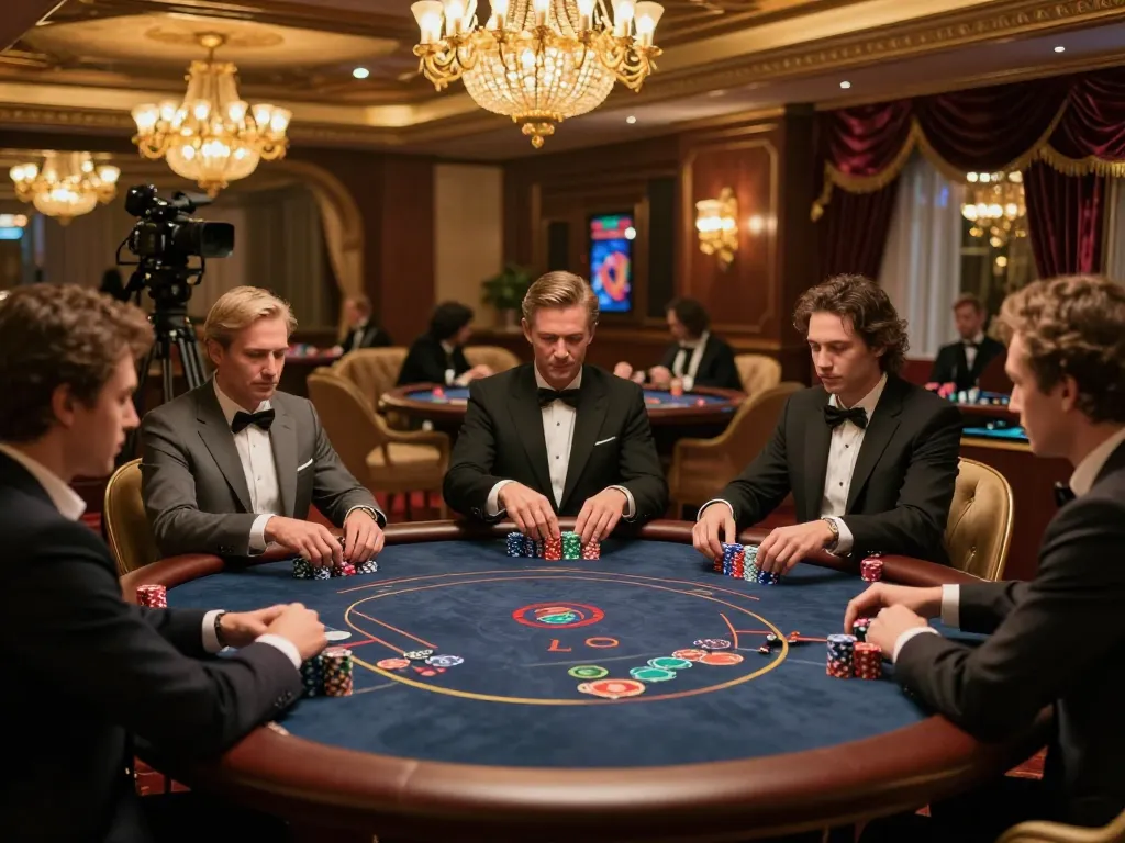 Dive into the exciting world of dagago poker games with players in a lavish VIP casino setting