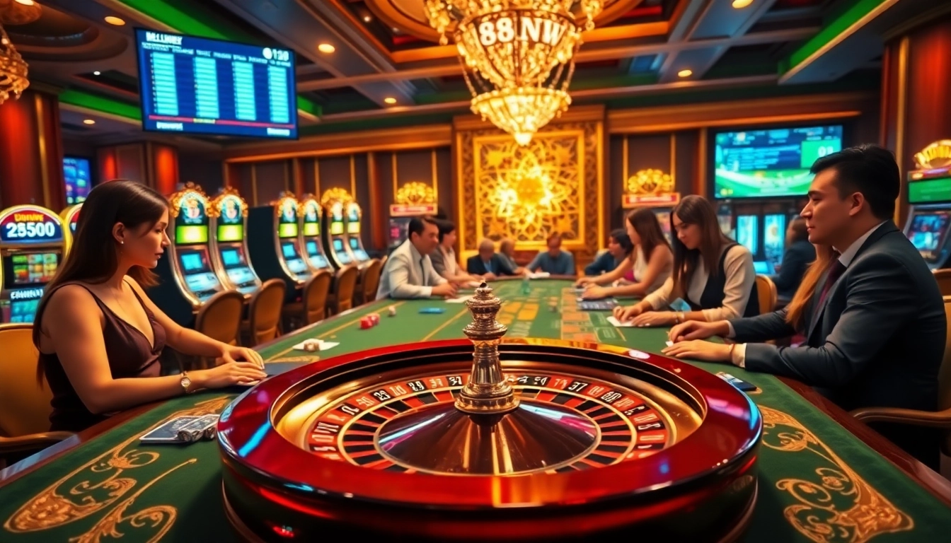 Experience the thrill of gaming at https://88new.autos/ with vibrant casino elements and lively players.