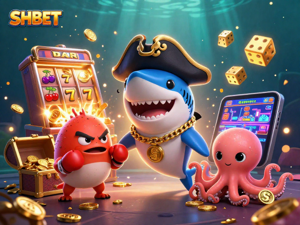 Experience thrilling wins with SHBET in this vibrant underwater casino adventure.
