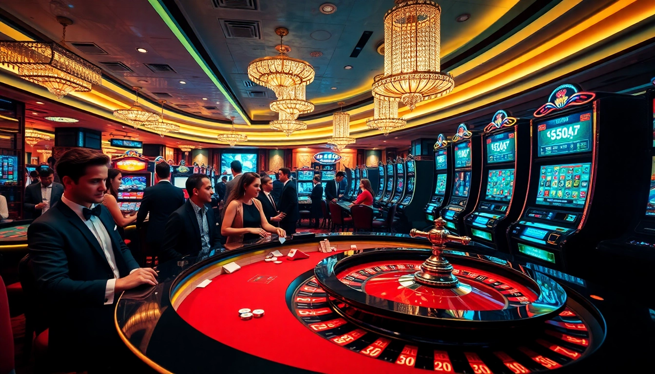 Experience thrilling casino action at https://nk882026.com/ with poker tables and vibrant slot machines.