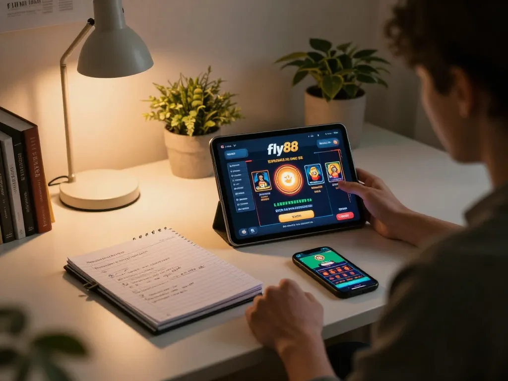 Play exciting games on fly88 casino app while planning bets from home office
