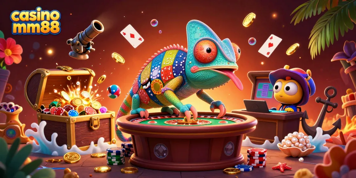 Engaging scene depicting casino mm88 with vibrant characters and dynamic gaming elements.