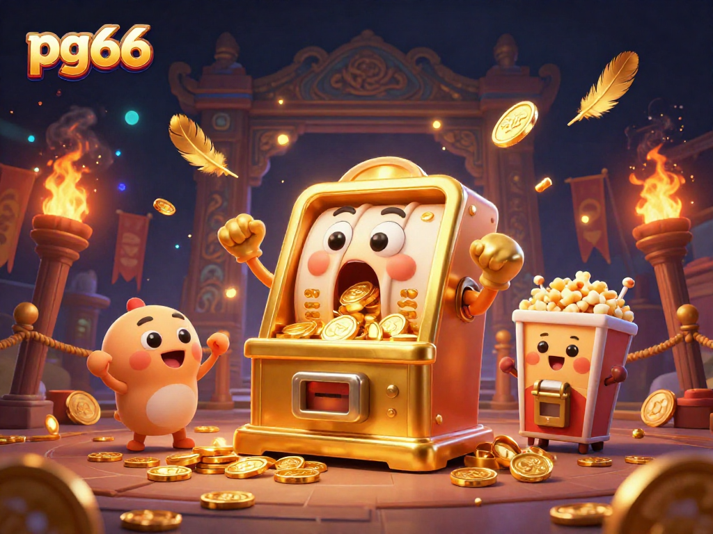 Experience thrilling wins with pg66 while cartoon slot machines celebrate extraordinary jackpots!