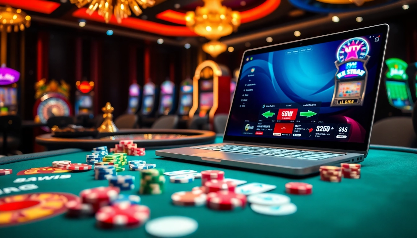 Experience the thrill of winning at 58win with vibrant poker chips and exciting casino tables.