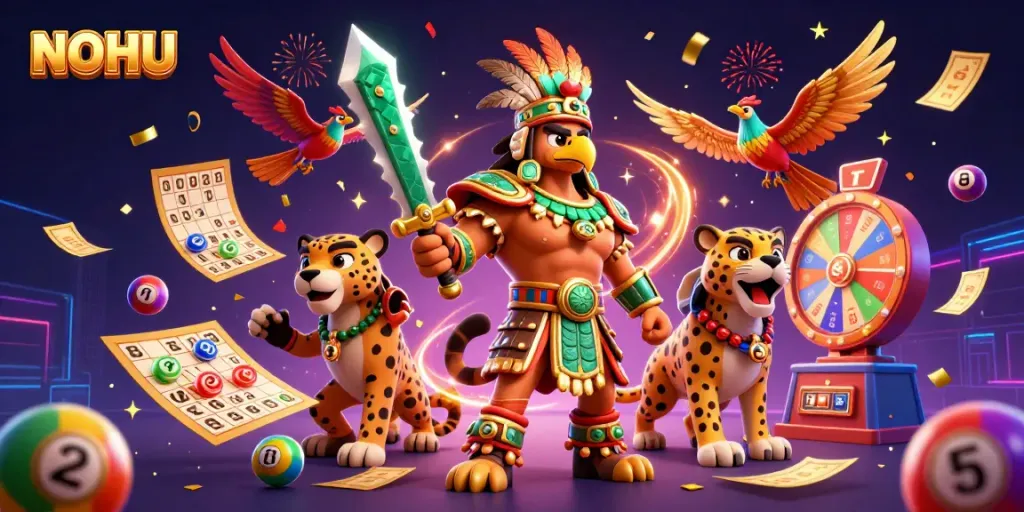 Spin the reels at NOHU with vibrant 3D characters and dynamic casino elements!