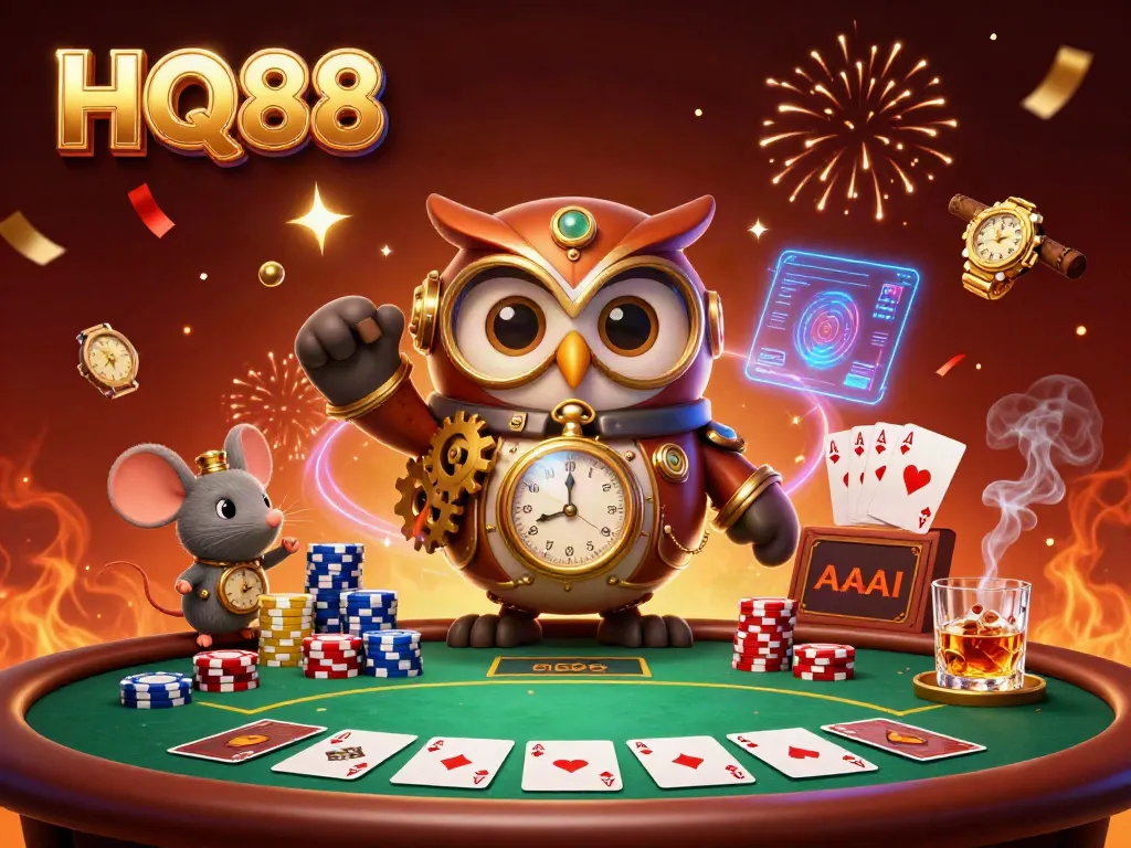 Play exciting games at HQ88 with dynamic casino elements and vibrant characters.