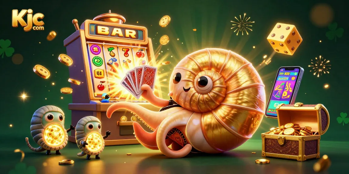 Experience thrilling gameplay at Kjc com with an ancient nautilus and jackpot visuals.