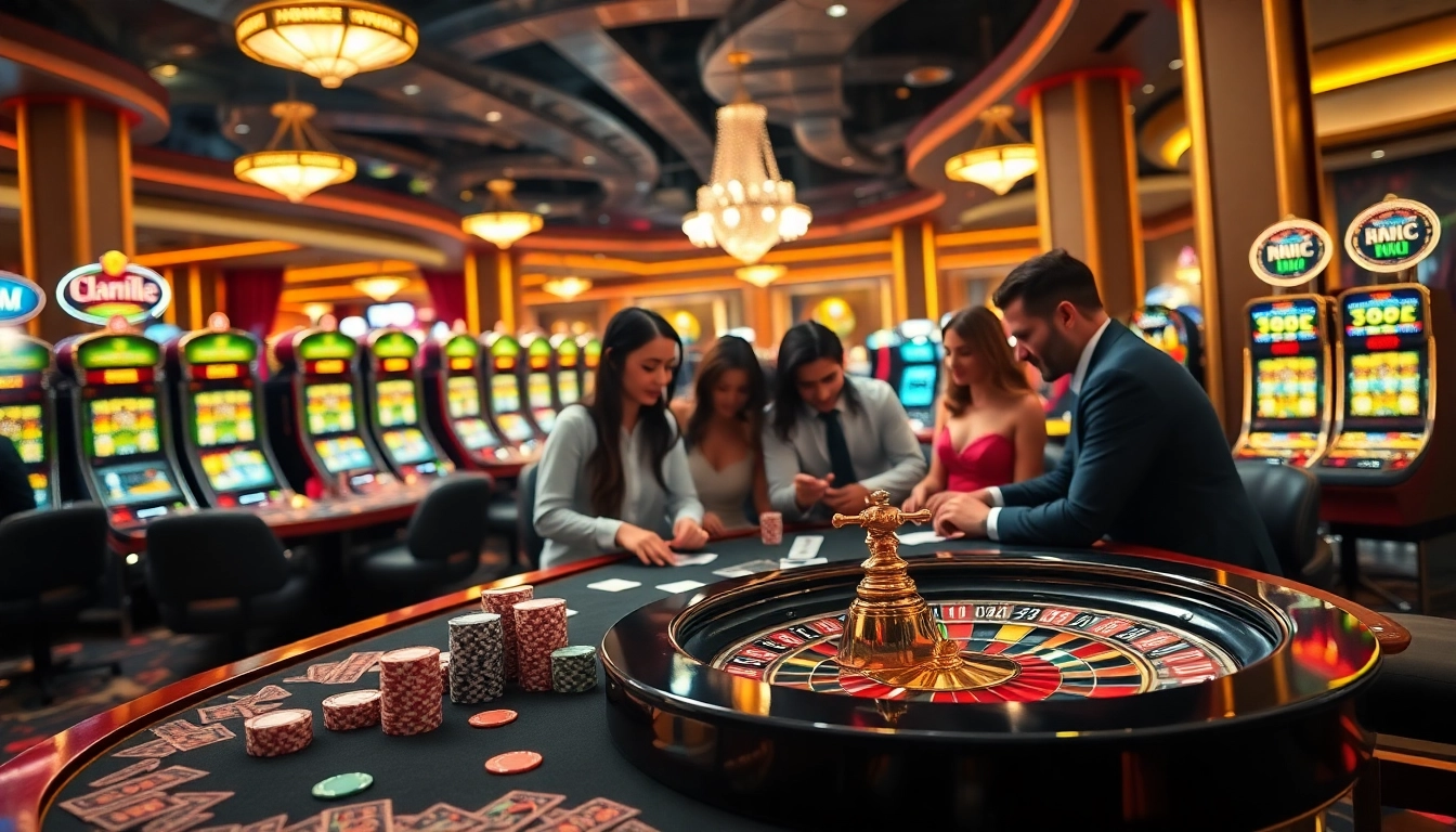 Join the excitement of KU88 as players enjoy high-stakes gambling at a luxurious casino table.