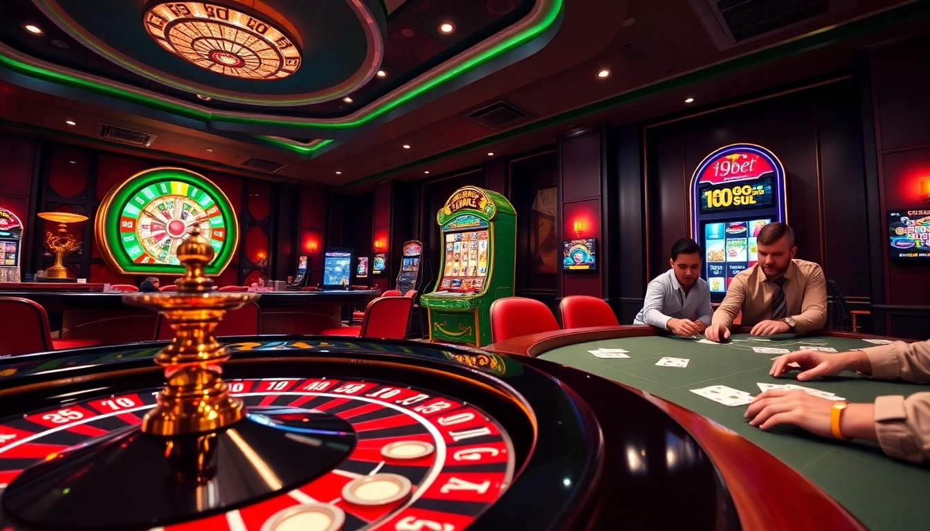 Experience the excitement of online gambling at i9bet with vibrant casino visuals and thrilling games.