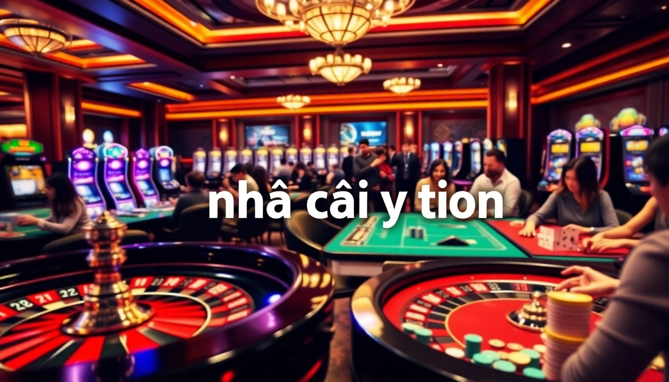 Enjoy the excitement of winning at nhà cái uy tín with vibrant casino tables and engaging players.