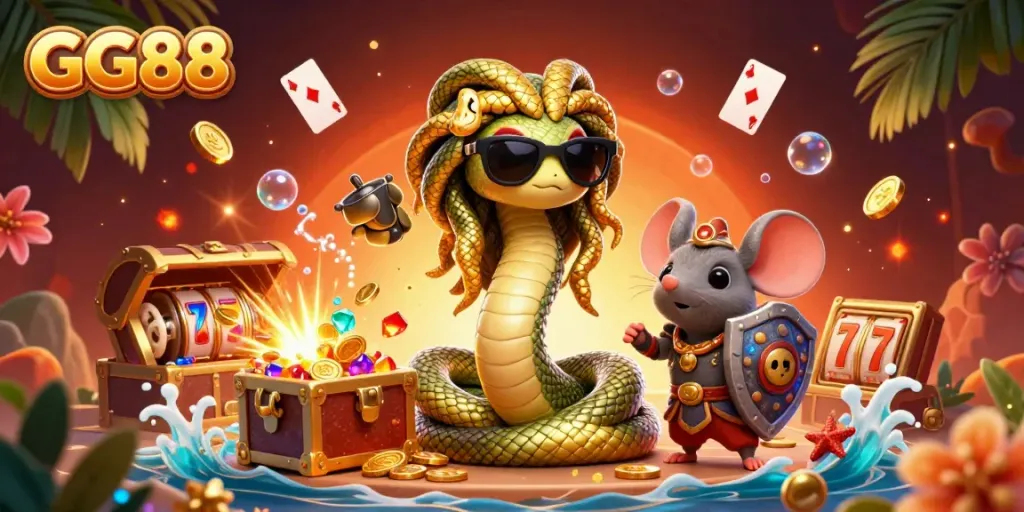 Entertain with GG88 and explore vibrant casino adventures among friendly characters and dynamic game elements.