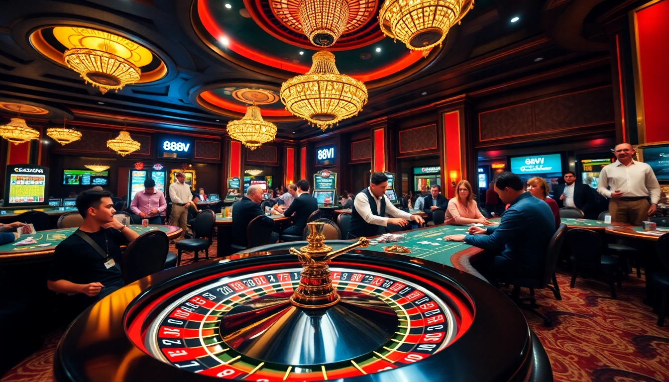 Experience thrilling moments at 888VI casino with players engaged in exciting poker games.