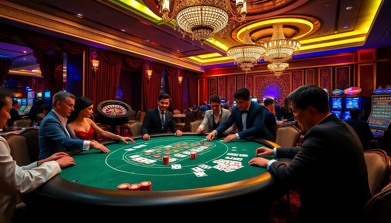 Experience the thrill of UU88 with vibrant casino action at a luxurious poker table.