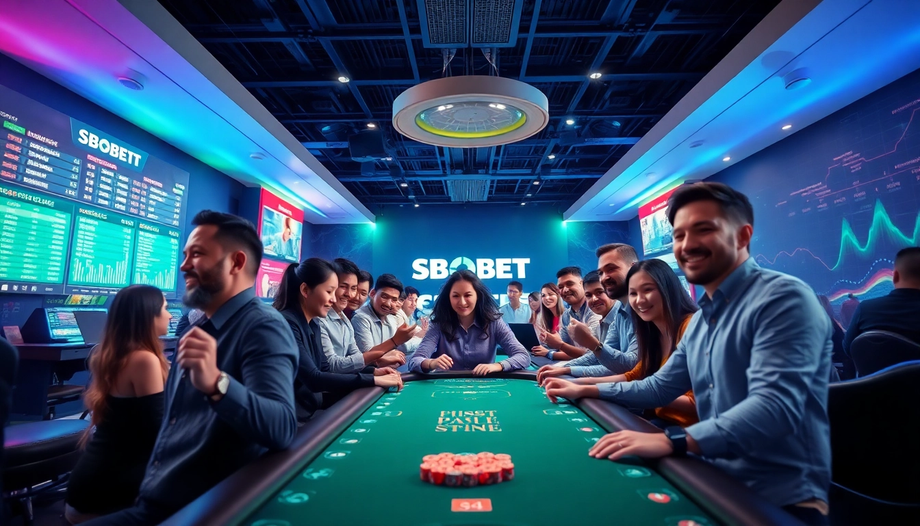 Experience online betting excitement with SBOBET.dance's vibrant gaming interface and diverse players.