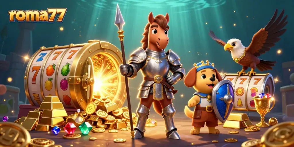 Menangkan jackpot besar di roma77 dengan slot reels dan karakter fantastis dalam dunia perjudian.