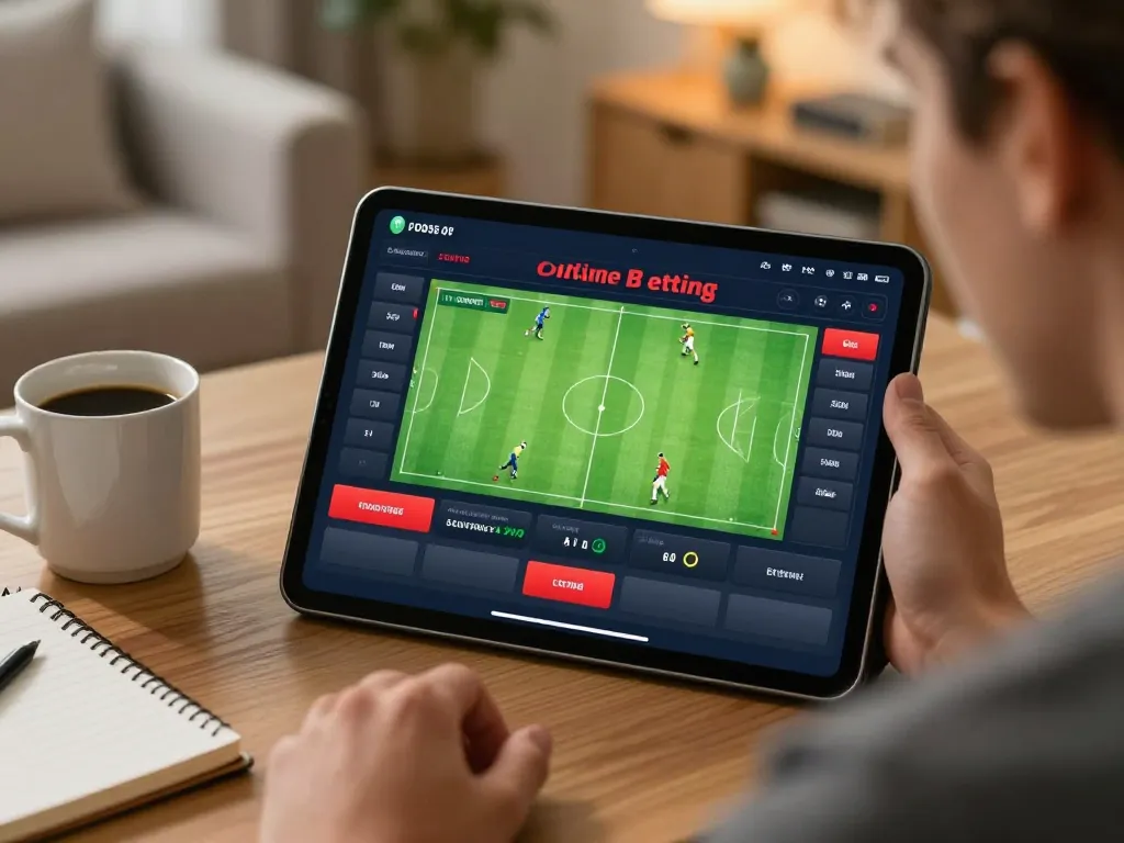 Engaging online sports betting experience showcasing keo nha cai interface with player placing strategic bets