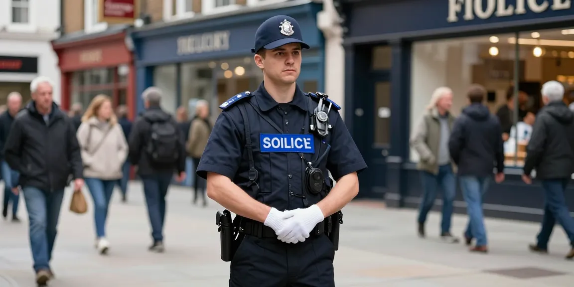Security Guard ensuring safety at a local London venue, trusted community service.