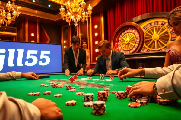 Experience the thrill of gambling at jl55 with vibrant poker tables and high stakes.
