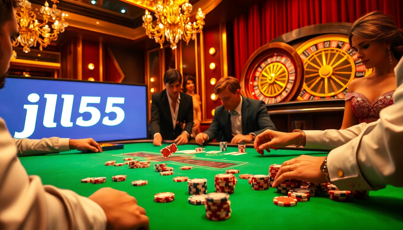 Experience the thrill of gambling at jl55 with vibrant poker tables and high stakes.