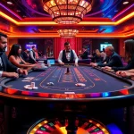 Hitclub players enjoying exciting casino games at a lively gaming table