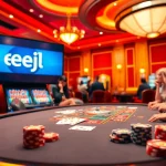 Experience the thrill of eejl with vibrant poker gameplay and luxury casino ambiance.