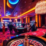 SODO66 players enjoying a vibrant casino atmosphere with roulette wheels and poker tables.