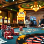 Winning at mb66.ski with vibrant casino gameplay and poker chips in action.