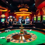Nerve-racking action at a casino table showcasing https://nk88zz.bio/ and vibrant gambling excitement.