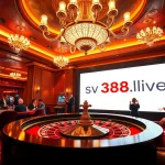 Experience dynamic online betting at sv388win.live with players enjoying roulette and poker.