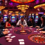 Experience high-stakes gaming at U888 with a vibrant casino scene of poker chips and roulette.