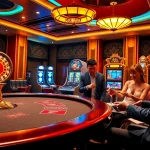 Players enjoying high-stakes games on 68 Game Bài's vibrant casino platform.