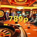 Engaging scene of players enjoying gambling at a casino, featuring exciting moments and a professional atmosphere at 789p.