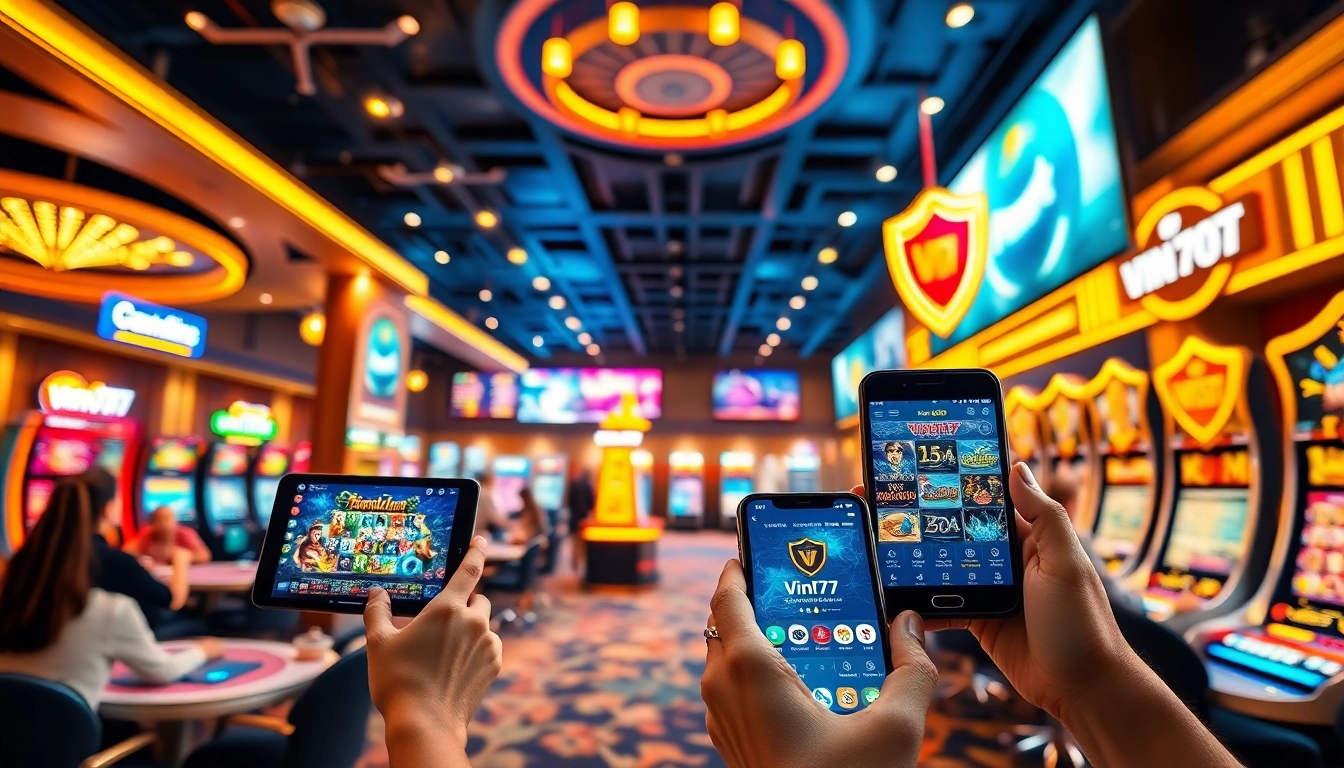 Experience online gaming at vin777.gb.net with a vibrant casino environment, showcasing diverse games and secure payments.