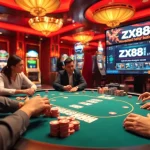 Experience thrilling moments at https://zx88.live/ with professional poker players and vibrant casino ambiance.
