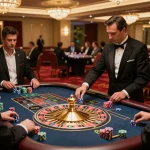 Engaged players placing bets at a roulette table while using https://fun88cd.in.net/ for online gambling.
