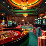 Excited players enjoying games at kkwin online casino, featuring roulette and poker tables.