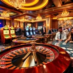 Experience thrilling gameplay at https://33winn.gold/ with vibrant slot machines and a lively roulette wheel.