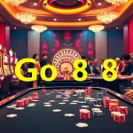 Go 88 players enjoying an exciting game at a vibrant casino table filled with chips and cards.