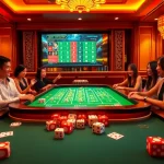 Tài xỉu MD5 table experience with animated dice and vibrant casino elements.