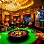 Engaged players strategizing at a roulette table in the luxurious casino atmosphere of https://gg88.biz/.