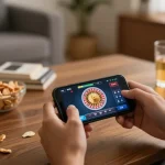 Engaging mobile gaming experience at https://sc88.casino/ with smartphone showing live roulette action