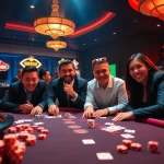 Get ready to win big at RR88 with this exciting gambling scene featuring tables and chips.