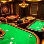 Engage in thrilling moments at TK999 Casino with players enjoying poker and roulette.