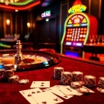 Exciting gambling experience at OK8386 featuring a luxury casino environment with a roulette table.