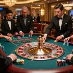 Experience thrilling roulette gameplay at https://x88.design/ with luxurious decor and excited players.
