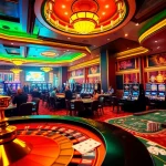 Experience the thrill of gaming at Nhà cái 9BET with poker tables, roulette wheels, and vibrant slot machines.