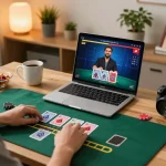 Engaging live dealer game at home using https://tip88.locker/ for responsible gaming.